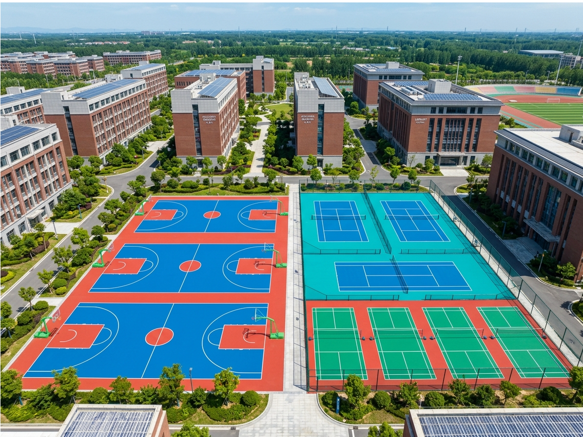 辽源市硅PU球场全塑型塑胶跑道 - 推荐